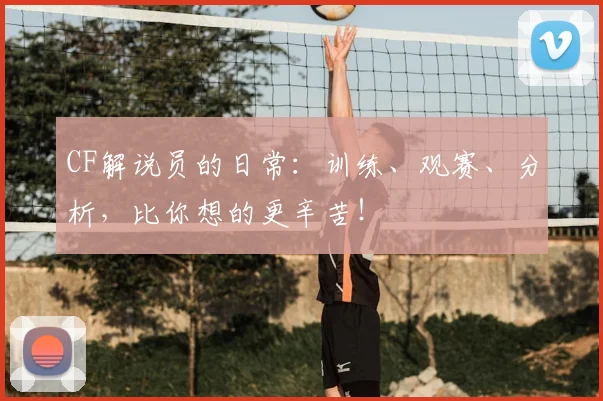 CF解说员的日常:训练、观赛、分析,比你想的更辛苦!